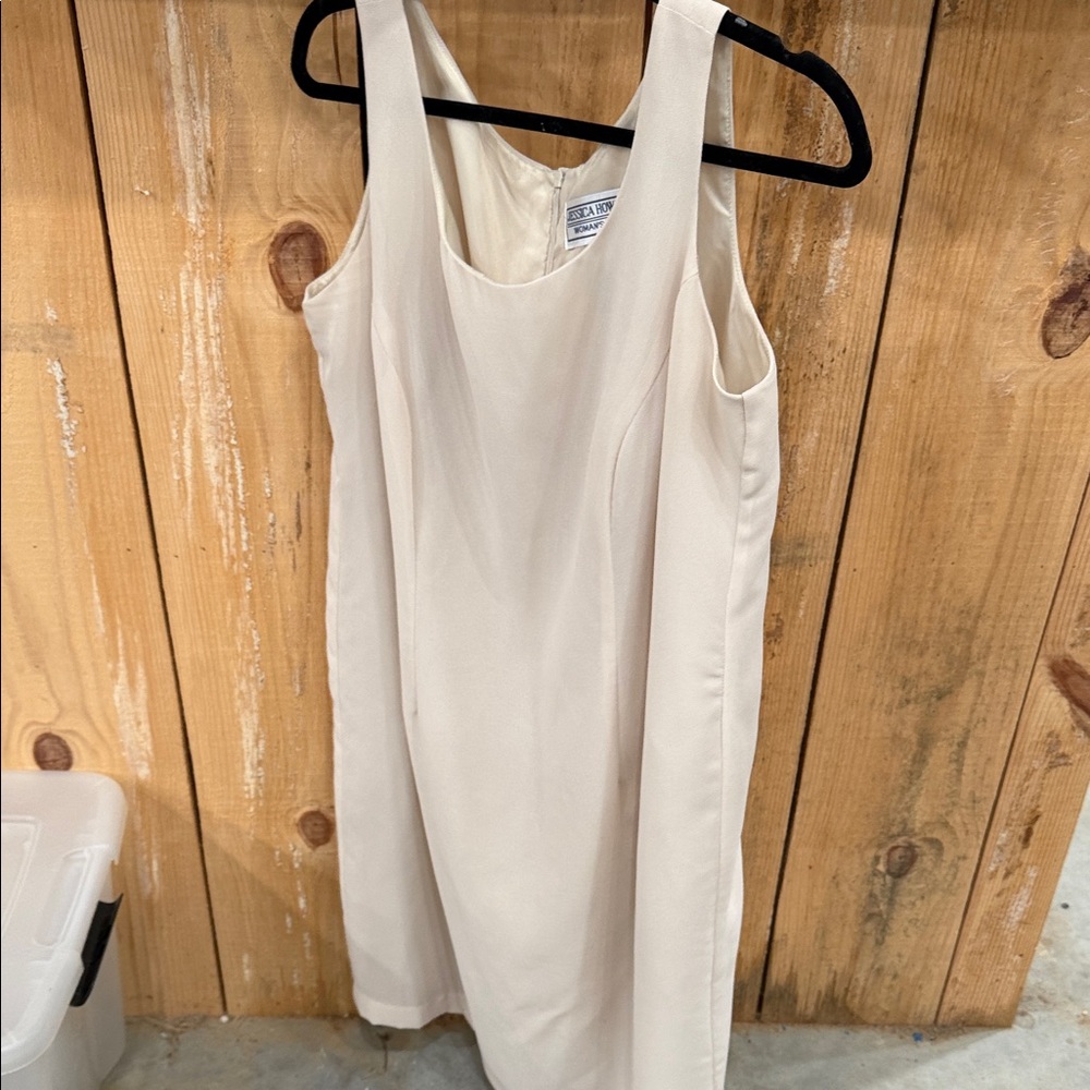 Jessica Howard Cream Mini Dress